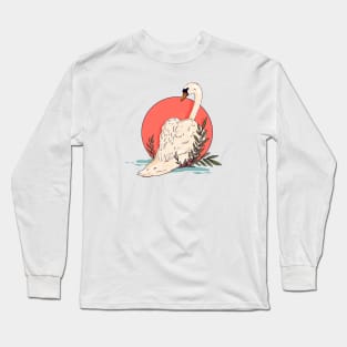 Adorable Swan Long Sleeve T-Shirt